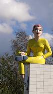 Image Beautiful Woman Yellow