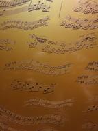 Music Notes as a work of art