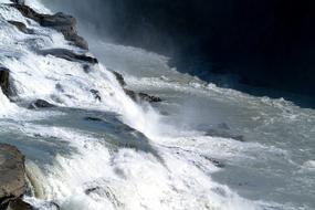 volcanic waterfall