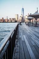 sea pier wooden city