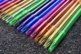 plastic colored handles