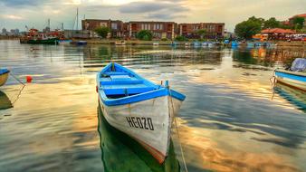 Boat in Port Landscape