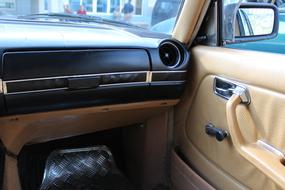 Vintage Mercedes Car inside