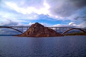 Croatia Island Of Krk Bridge