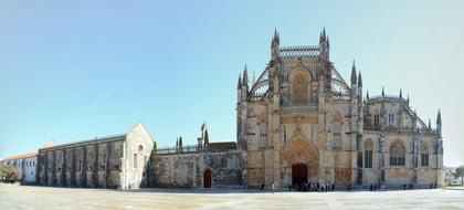 a beautiful old monastery in portugal