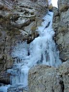 Frozen Waterfall Water Ice