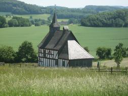 photo of a rural church school