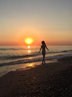 Baby Sunset Sea
