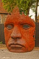 theater orange sculpture