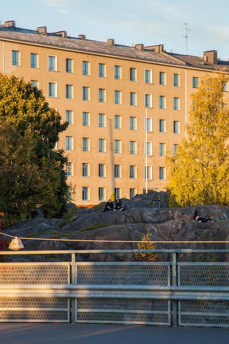 September Helsinki Finland cityscape