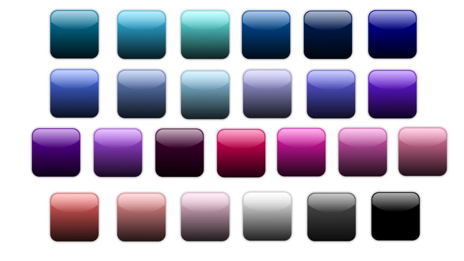 colored gradient buttons