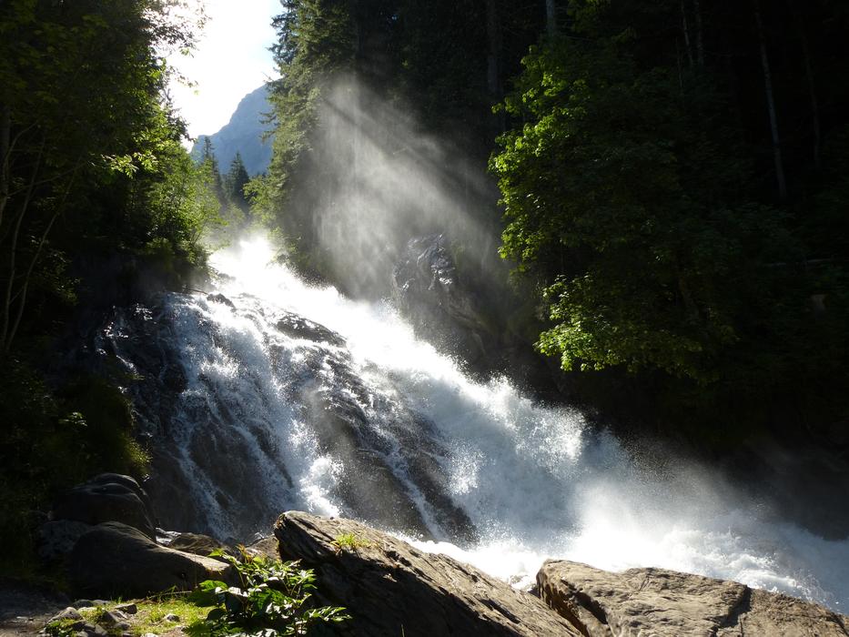 Waterfall Mountain Stream Forest