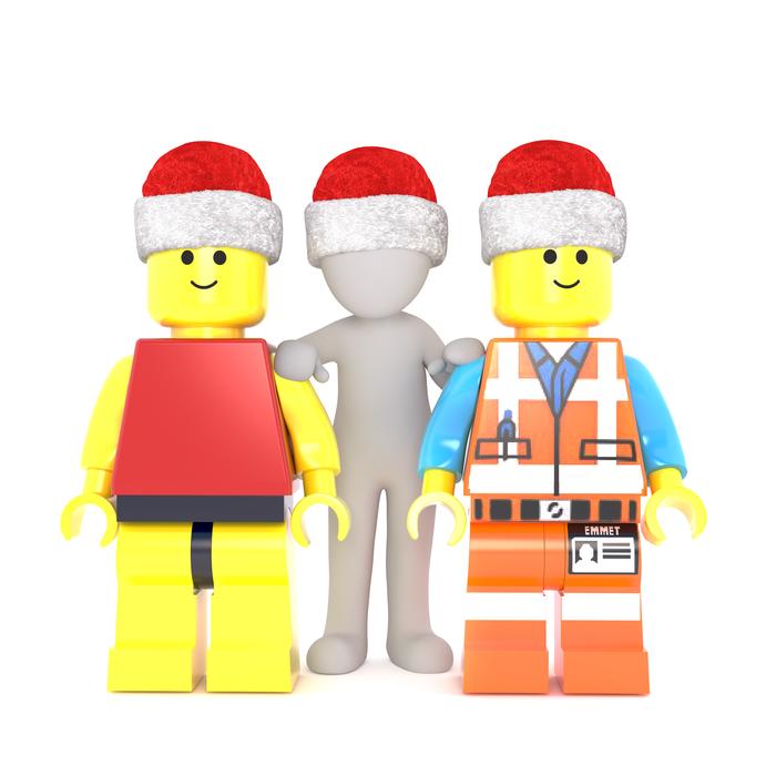 lego white male 3d model full body