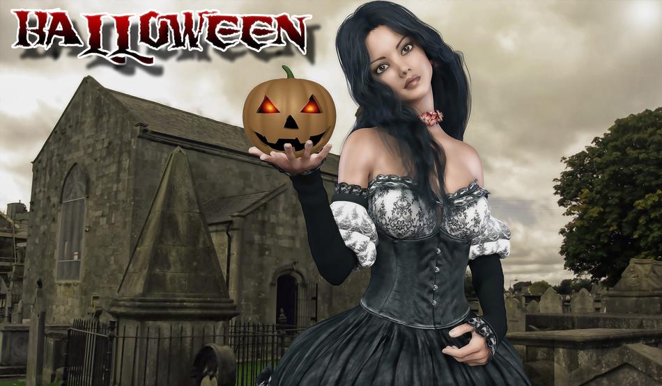 halloween female woman