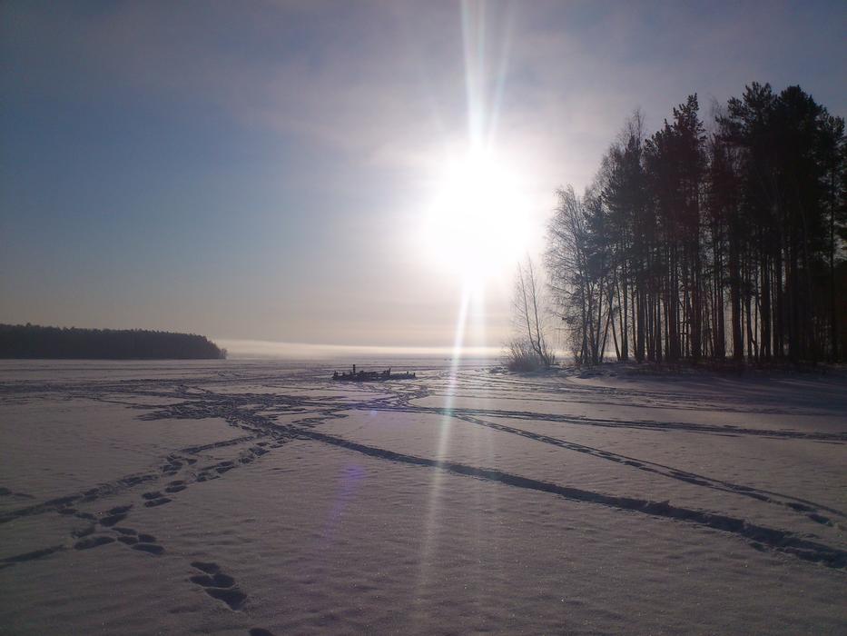 Winter Sun Snow
