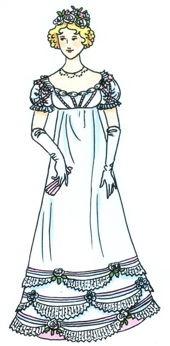 dress fashion ball gown 19 century