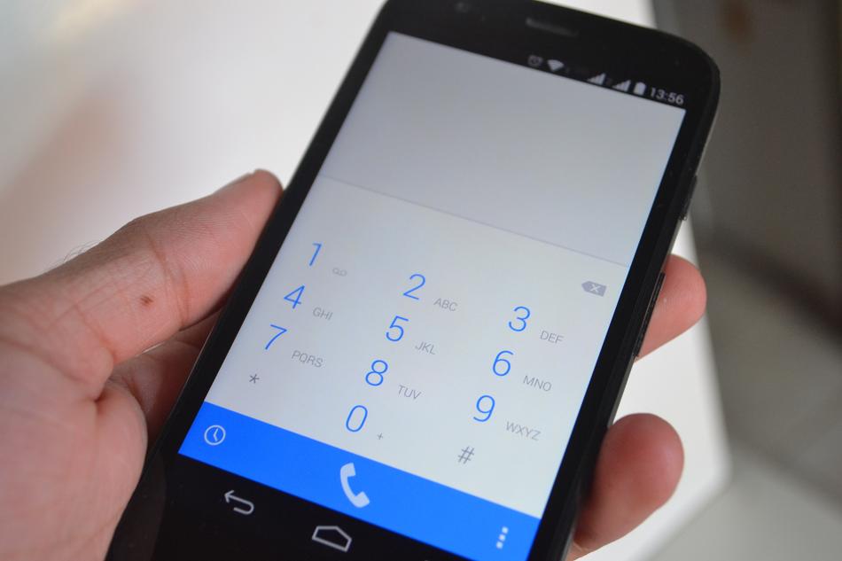 calculator on smartphone