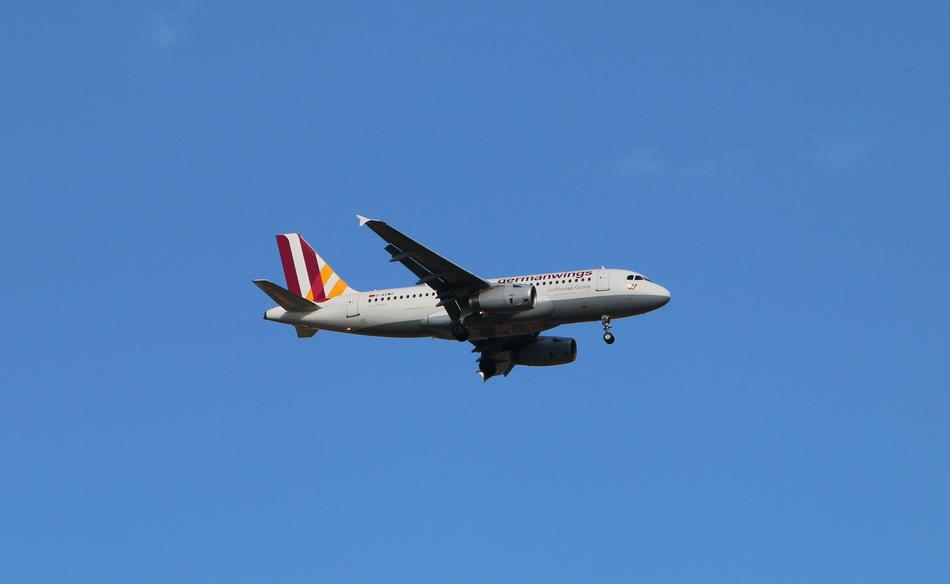 flying airplane in the sky