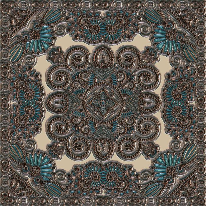 beautiful metallic pattern