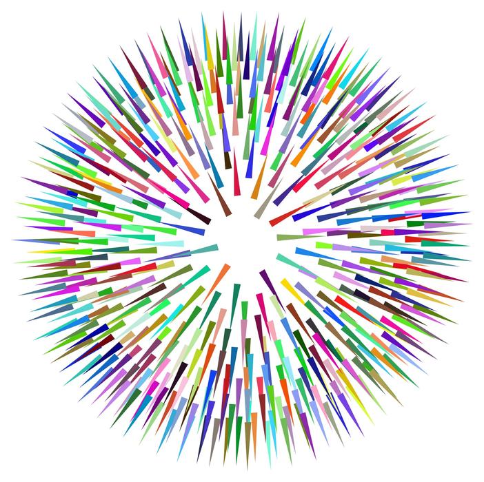 colored graphical picture of dots