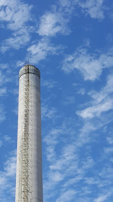 a big tube of air in the sky