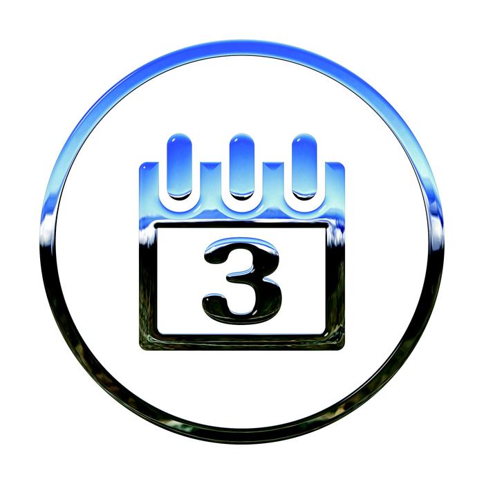 calendar icon in a circle