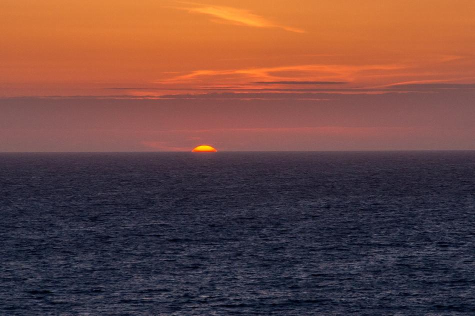 yellow sunset by the sea