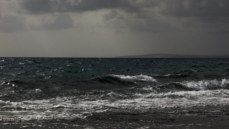 Autumn Storm Sea