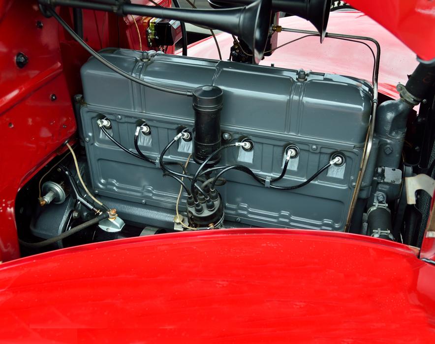 Vintage Car Engine Antique