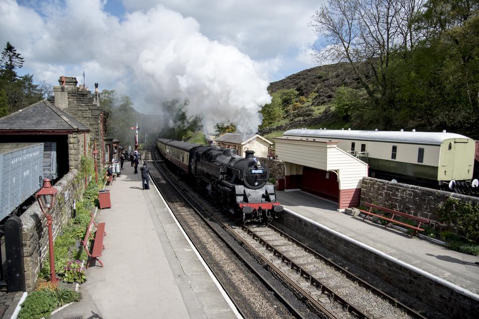 Steam Train Transport Locomotive