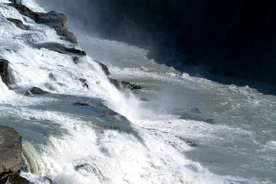 volcanic waterfall