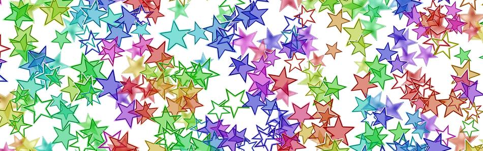 banner header stars celebration