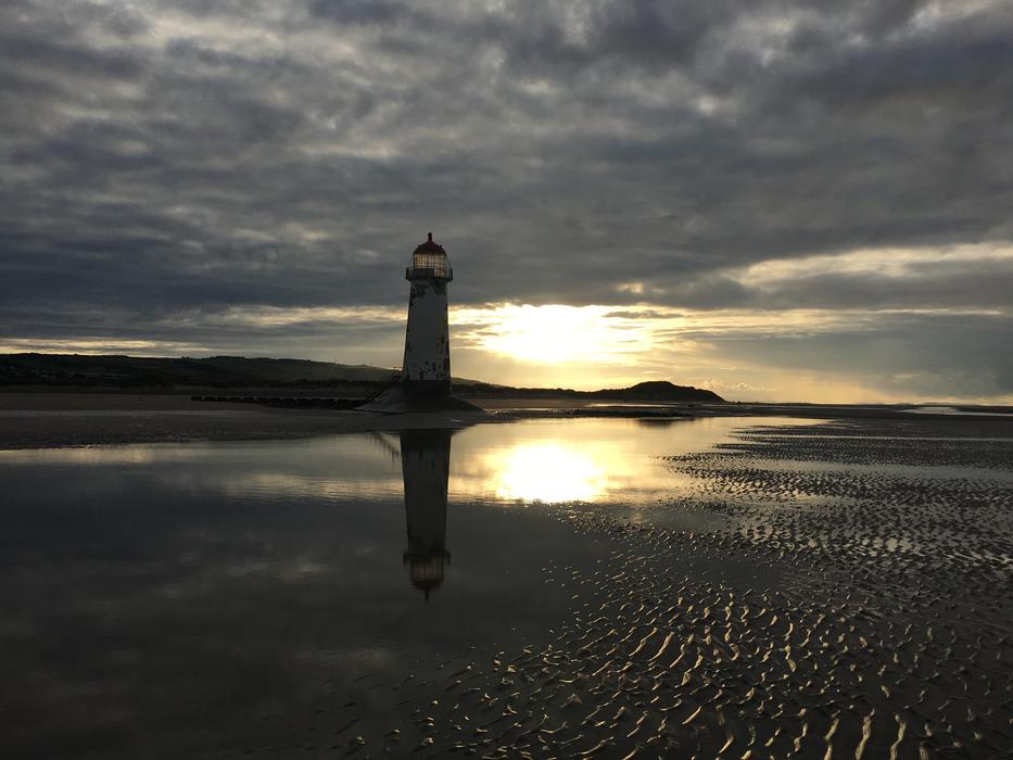 Talacre Lighthouse at Sunset