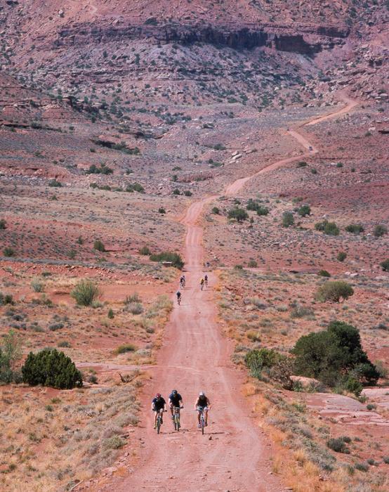 Bicycling Riding Bike on path