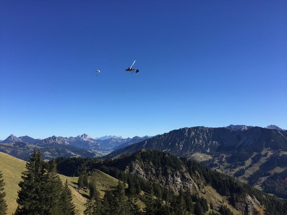 Aircraft Alpine Mountains