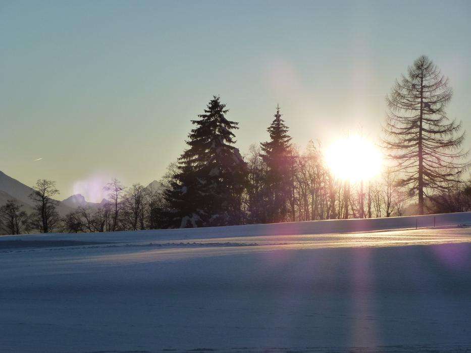 Sun Snow Winter