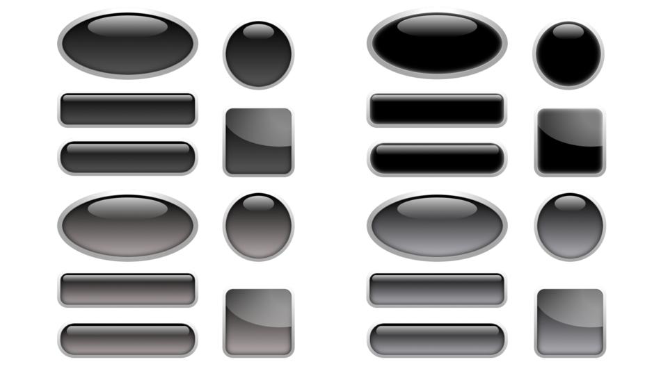 button icon oblong square round