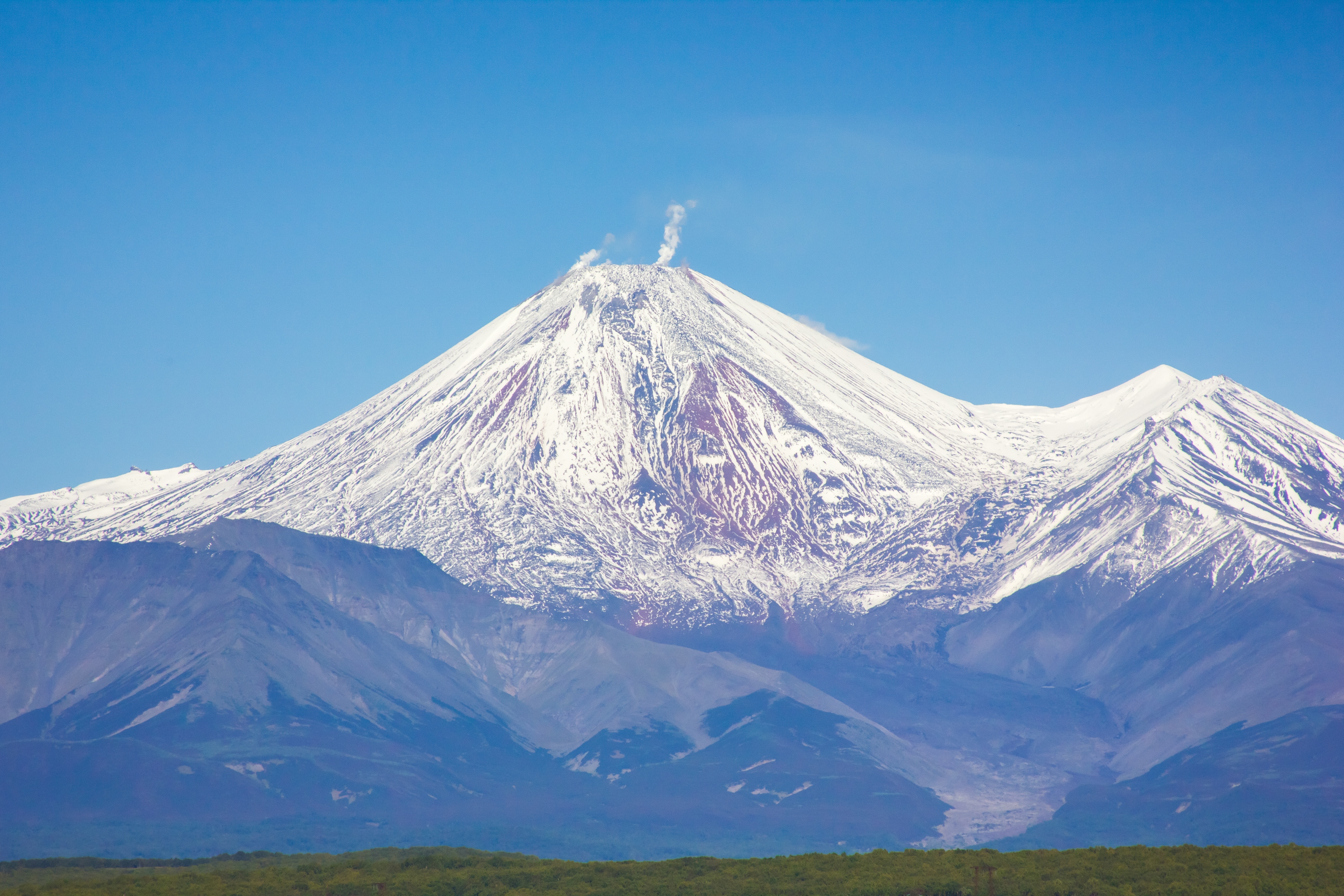 Гора вулкан