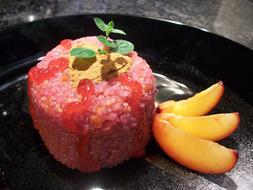 delicious fruit dessert
