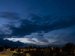 Night Sky Landscape