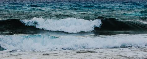 sea waves, splash, beach