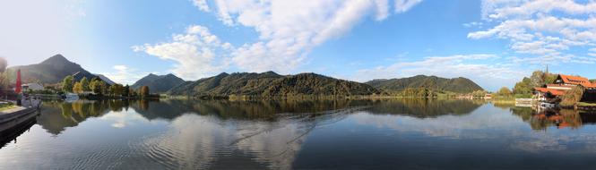 Lake Mountains Sky