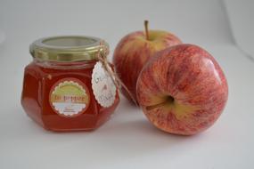 jam and apples