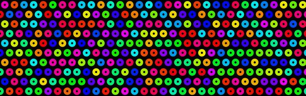 bright colored circles