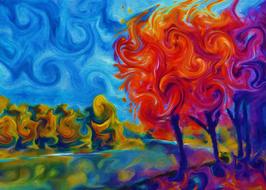 abstract landscape nature beauty