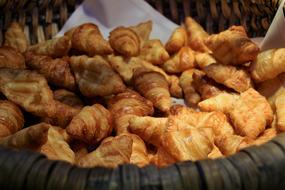 Delicious crispy croissants