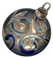 christmas bauble metallizer deco