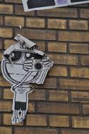 Urban art on the wall