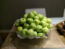 Lots of green apples