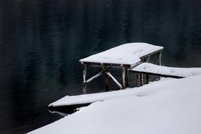 Winter Snow Lake